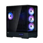 Компьютерный корпус ZALMAN P50 DS, ATX, черный, WINDOW, 2x3.5", 3x2.5", 1xUSB TYPE-C, 2xUSB 3.0, SIDE 3x120мм ARGb, REAR 1x120мм ARGb 18