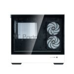 Компьютерный корпус ZALMAN P30 BW, MATX, BLACK/WHITE, WINDOW, 2x3.5", 3x2.5", 1xUSB TYPE-C, 1xUSB 3.0, SIDE 2x120мм ARGB, REAR 1x120мм ARGB 8