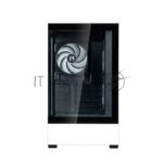 Компьютерный корпус ZALMAN P30 BW, MATX, BLACK/WHITE, WINDOW, 2x3.5", 3x2.5", 1xUSB TYPE-C, 1xUSB 3.0, SIDE 2x120мм ARGB, REAR 1x120мм ARGB 9