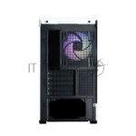 Компьютерный корпус ZALMAN P30 BW, MATX, BLACK/WHITE, WINDOW, 2x3.5", 3x2.5", 1xUSB TYPE-C, 1xUSB 3.0, SIDE 2x120мм ARGB, REAR 1x120мм ARGB 10