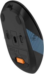 Мышь беспроводная A4Tech Fstyler FB10CS черный/синий, 2000 dpi, радиоканал, Bluetooth, USB, кнопки - 4 2