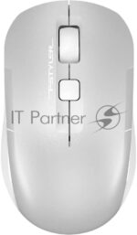 Мышь беспроводная A4Tech Fstyler FB26CS Air2 серебристый/белый, 2000 dpi, радиоканал, Bluetooth, USB, кнопки - 4 10
