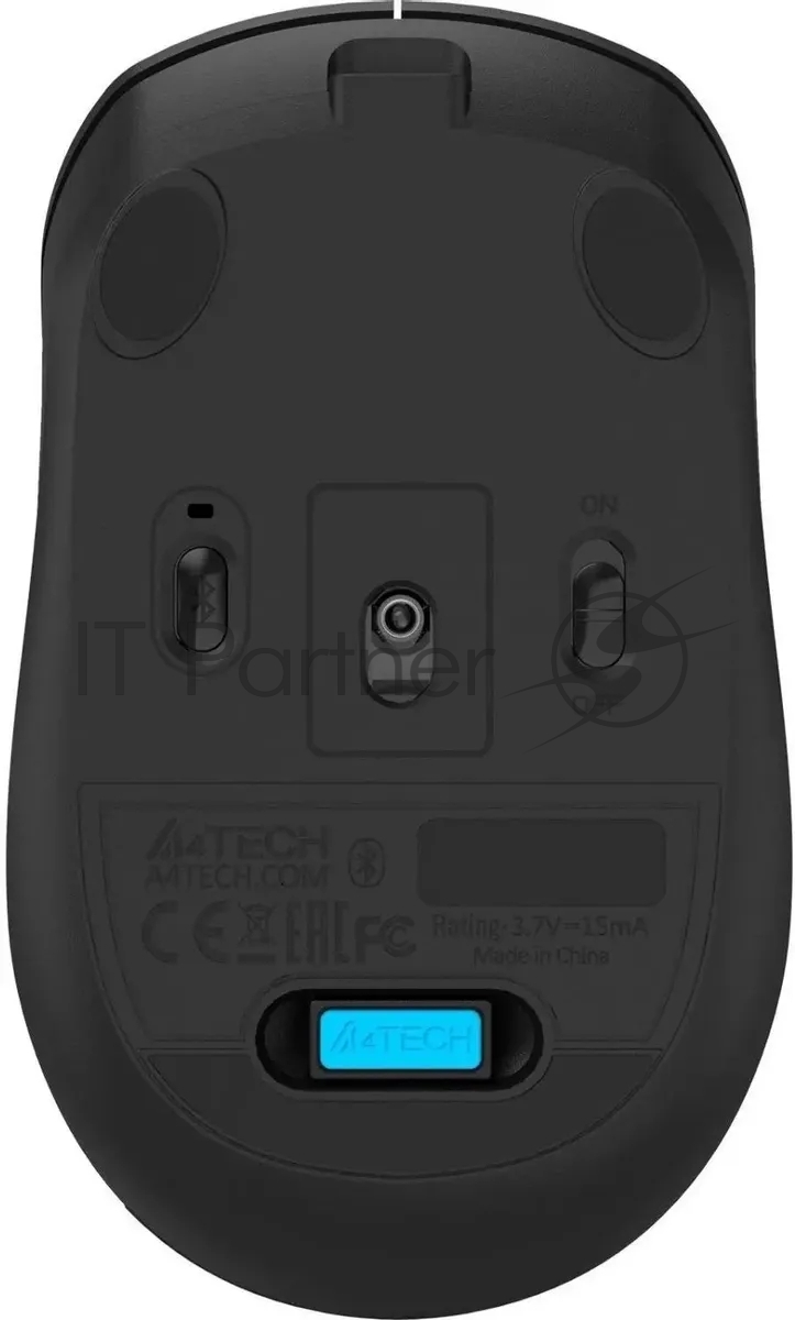 Мышь беспроводная A4Tech Fstyler FG16CS Air2 черный, 2000 dpi, радиоканал, USB, кнопки - 4