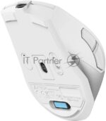 Мышь беспроводная A4Tech Fstyler FG45CS Air2 белый/серебристый, 2000 dpi, радиоканал, USB, кнопки - 7 2