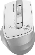 Мышь беспроводная A4Tech Fstyler FG45CS Air2 белый/серебристый, 2000 dpi, радиоканал, USB, кнопки - 7 8
