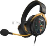 Гарнитура Bloody M595 Renegade чёрный, проводная, съёмный микрофон, подсветка 7