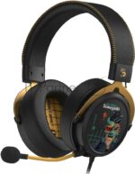 Гарнитура Bloody M595 Renegade чёрный, проводная, съёмный микрофон, подсветка 8
