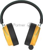 Гарнитура Bloody MR595 Renegade Yellow жёлтый, беспроводная + проводная, радиоканал, до 135 ч, съёмный микрофон, подсветка 3