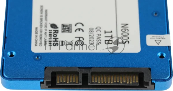 Накопитель SSD Netac N600S, 1Tb, SATA III, 2.5", R/W 560/520