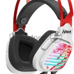 Гарнитура Bloody G560 Naraka белый/красный, проводная, подсветка