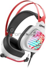 Гарнитура Bloody G560 Naraka белый/красный, проводная, подсветка 2
