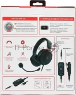 Гарнитура Bloody M590i Sports красный-чёрный, проводная, USB 11