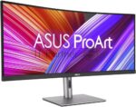 Монитор 34.1" ASUS ProArt PA34VCNV IPS 3440x1440, 60 Гц, 5 мс, 21:9, 300 кд/м2, 2xHDMI, 2xDP, 1xUSB-C, 3xUSB 3.2, Ethernet, 1x3.5 мм, изогнутый 3800R, черный 8