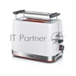 Тостер Bosch TAT4M221 белый, 970 Вт, 2 слота 1
