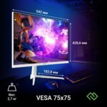 Монитор Digma Overdrive 24P410F 23.8" IPS 1920x1080, 200 Гц, 2 мс, 16:9, 300 кд/м2, 1хHDMI, 1хDP, 1xUSB Type-A, 1x3.5 мм, белый 19