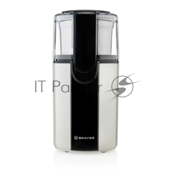 Кофемолка BRAYER BR1182, 2 ножа для мяг. и твер., 70 г.,Мощн. 200 Вт, Пластик. корп, нажатием на кр 1