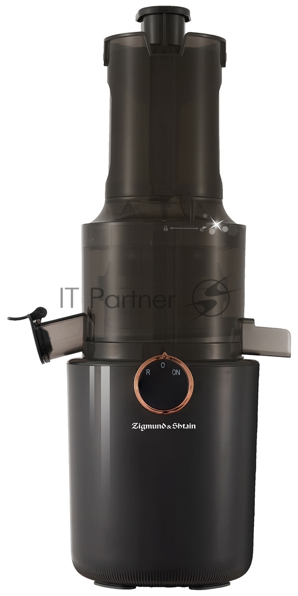 Соковыжималка Zigmund & Shtain ESJ-771 серый графит, шнековая вертикальная, 500 Вт, 800 мл, электронное, реверс