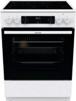 Плита электрическая Gorenje GEC6C40WD белый, конфорок 4 электрических, духовка 71 л, 60 см x 85 см x 60 см 2