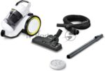 Пылесос Karcher VC 3 Floor белый/черный, 600/700 Вт, уборка сухая, пылесборник контейнер 0.9 л 2