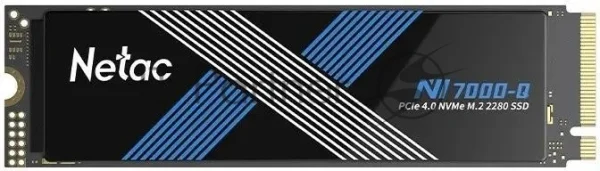 Накопитель SSD Netac NV7000-Q, 2Tb, M.2 2280, PCIe 4.0 x4, NVMe, R/W 7100/6200, с радиатором 1