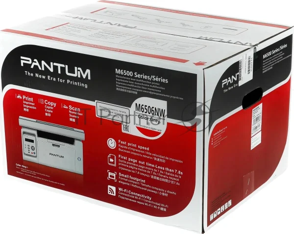 МФУ лазерное Pantum M6506NW, A4, ч/б, печ. до 22 стр/мин., 1200 x 1200 dpi, USB, RJ-45, Wi-Fi