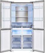 Холодильник LEX LCD505XID серебристый трехкамерный 321/144л морозилка снизу, No Frost, Side by Side 3