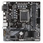 Материнская плата Gigabyte H610M H V2, LGA 1700, Intel H610, 2xDDR5, 4xSATA, 1xM.2, 1xPCIe 4.0 x16, 1xPCIe x1, 1xHDMI, 1xVGA, 1x 1Gb LAN, 2xUSB-A 3.2 Gen 1, 4xUSB-A 2.0, 3x 3.5 мм, 7.1, mATX 2