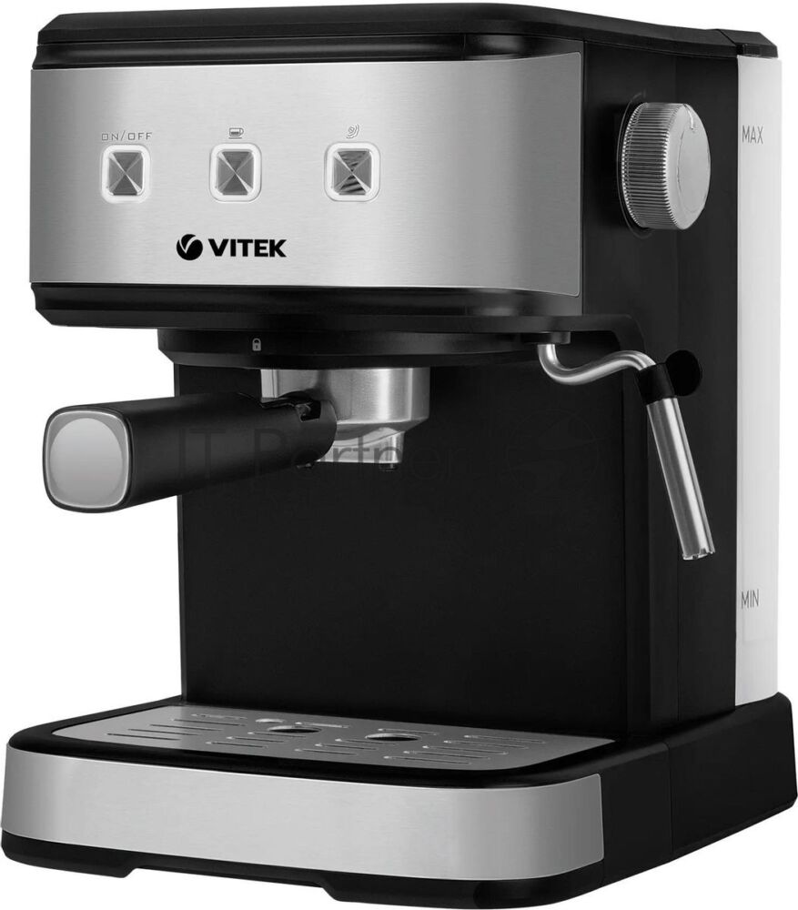 Кофеварка рожковая Vitek Midnight VT-8471 черный/серебристый 1,5 л 850Вт 15 бар 1 Кофеварка рожковая Vitek Midnight VT-8471 черный/серебристый 1,5 л 850Вт 15 бар 1