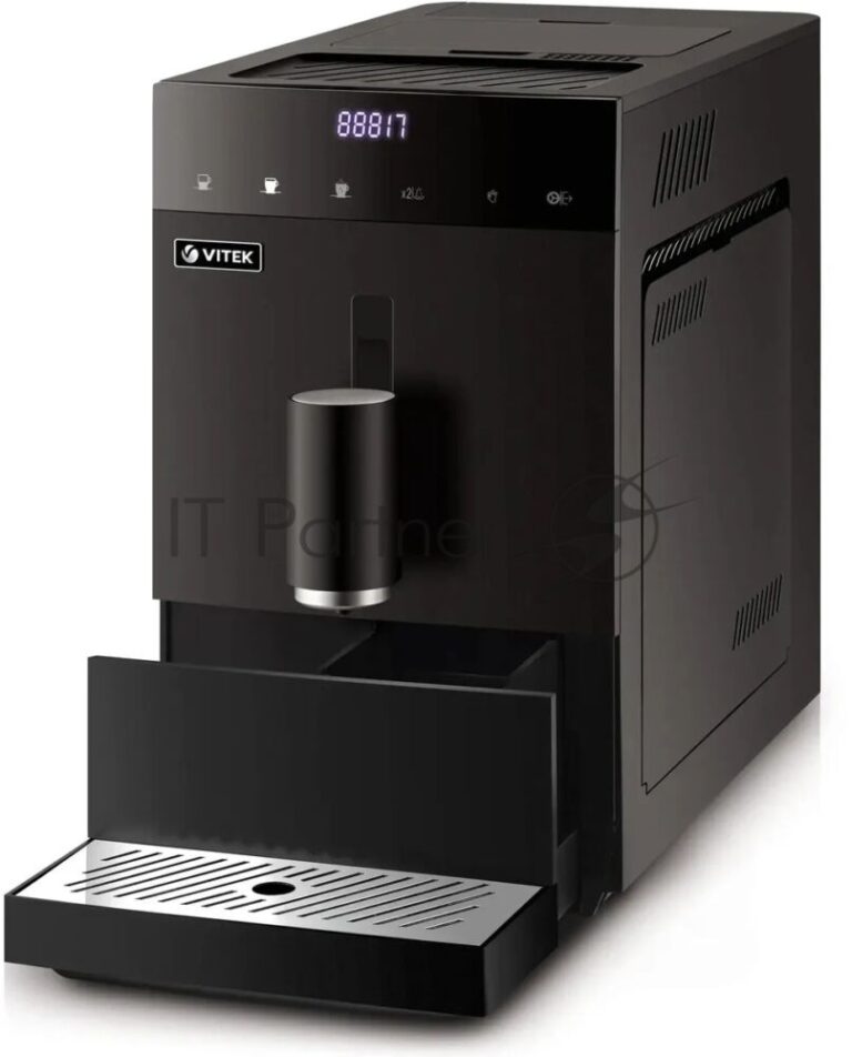 Кофемашина автоматическая Vitek Metropolis VT-8700 черный, зерновой кофе, 1.2 л, 1350 Вт, 20 Бар 1