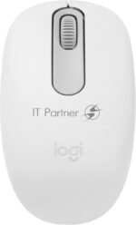 Мышь беспроводная Logitech M196 белый, 1000 dpi, Bluetooth, кнопки - 3 5