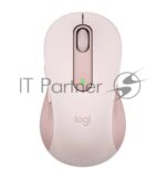 Мышь беспроводная Logitech Signature M650 розовый, 4000 dpi, радиоканал, Bluetooth, USB, кнопки - 5 1