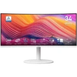 Монитор 34" MSI Modern MD342CQPW VA 3440x1440, 120 Гц, 4 мс, 21:9, 300 кд/м², 2xHDMI, 1xDP, 1xUSB-C, 2x3 Вт, белый, изогнутый 6