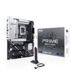 Материнская плата ASUS PRIME Z890-P WIFI, LGA 1851, Intel Z890, 4xDDR5, 4xSATA, 4xM.2, 1xPCIe 5.0 x16, 2xPCIe 4.0 x4, 1xPCIe 4.0 x1, 1xHDMI, 1xDP, 1xUSB-C (видеовыход), 2xUSB-A 3.2 Gen 1, 1xUSB-A 3.2 Gen 2, 4xUSB-A 2.0, 1xUSB-C Thunderbolt 4, 1x 2.5Gb LAN, 3x3.5 мм, 7.1, ATX 8