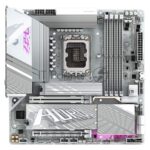 Материнская плата Gigabyte Z890M AORUS ELITE WIFI7 ICE, LGA 1851, Intel Z890, 4xDDR5, 4xSATA, 3xM.2, 1xPCIe 4.0 x4, 1xPCIe 5.0 x16, 1xDP, 1xUSB-C, 1x 2.5Gb LAN, 1xUSB-A 3.2 Gen 2, 4xUSB-A 3.2 Gen 1, 2x3.5 мм, TOSLINK, 7.1, 1xUSB4, mATX 5