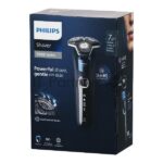 Электробритва роторная Philips S5885/10 реж.эл.:3 питан.:аккум. темно-синий 4