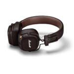 Беспроводные/проводные наушники Marshall Major V коричневый, накладные, Bluetooth + проводной, беспроводная зарядка, до 100 ч 2