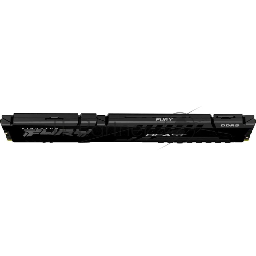 Оперативная память Kingston Fury Beast, DDR5, 16Gb (1x16Gb), 6000MHz, CL30, DIMM, с радиатором, черный 1