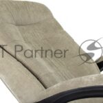 Кресло руководителя Бюрократ T-9950MSG-F Fabric песочный Light-21, крестов. пластик, подст. для ног