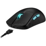 Мышь беспроводная/проводная ASUS ROG Harpe Ace Aim Lab Edition черный, 36000 dpi, радиоканал, Bluetooth, USB, кнопки - 5 6