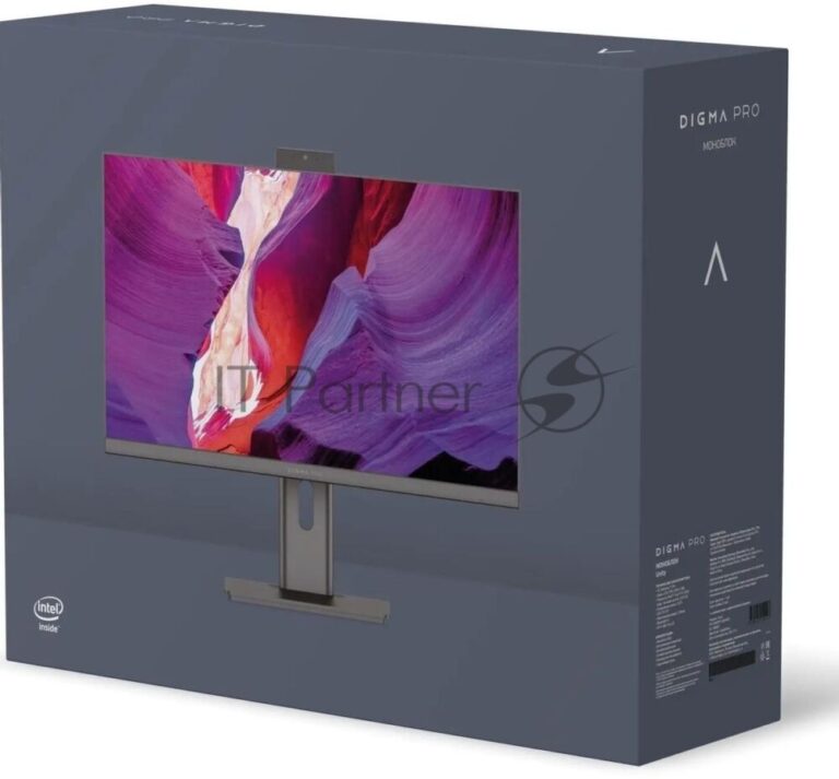 Моноблок Digma Pro Unity DM23P5-ADXW03, 23.8" 1920x1080 Full HD i5 12400 (2.5) 16Gb SSD512Gb UHDG CR Windows 11 Professional GbitEth WiFi BT 90W клавиатура мышь Cam, серый/черный 1
