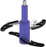 Измельчитель электрический Kitfort КТ-3050-1 белый/фиолетовый 1