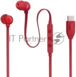 Проводные наушники JBL Tune 310C красный, внутриканальные, USB Type-C 4