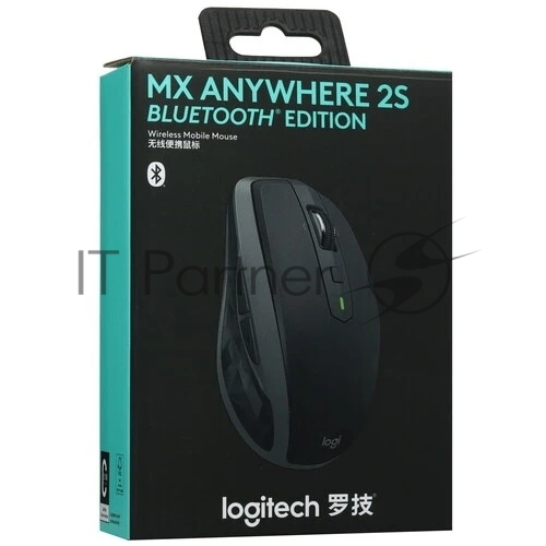 Мышь беспроводная Logitech MX Anywhere 2S графитовый, 4000 dpi, радиоканал, Bluetooth, USB, кнопки - 6 1