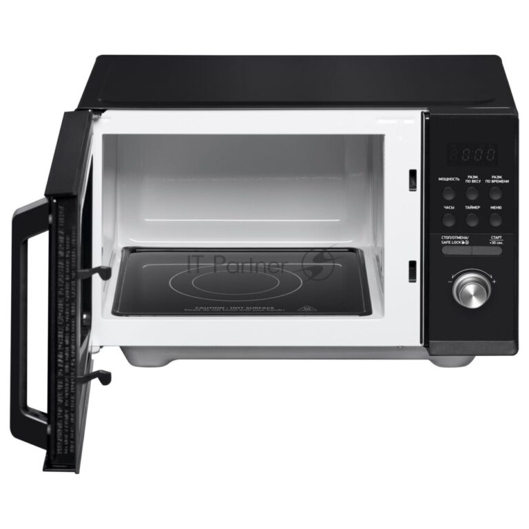 Микроволновая печь BBK 25MWS-954T/B черный, 25 л, 900 Вт, переключатели - кнопки, поворотный механизм 1