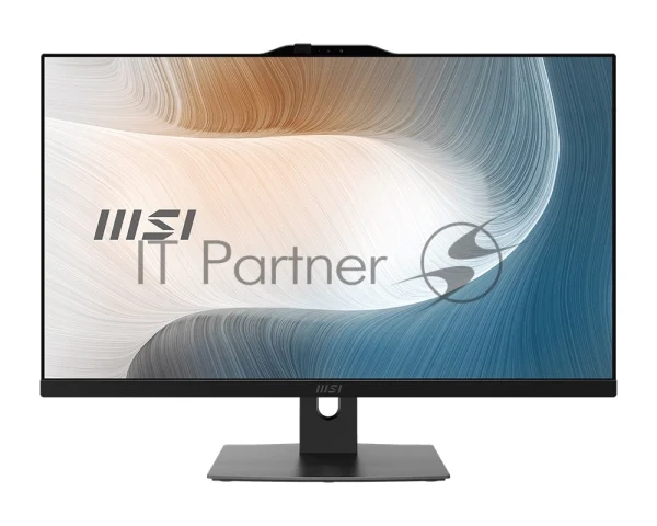 Моноблок MSI Modern AM242P 1M AiO 23,8" FHD (1920x1080)IPS AG Non-touch,Core i3-100U (1.2GHz),8Gb DDR5(1*8GB),512Gb SSD M.2, Intel UHD, WiFi, BT, camera, WirelessKB&mouse Eng/Rus, No OS,1y,черный (9S6-AE0721-1477/9S6-AE0721-1032) 1