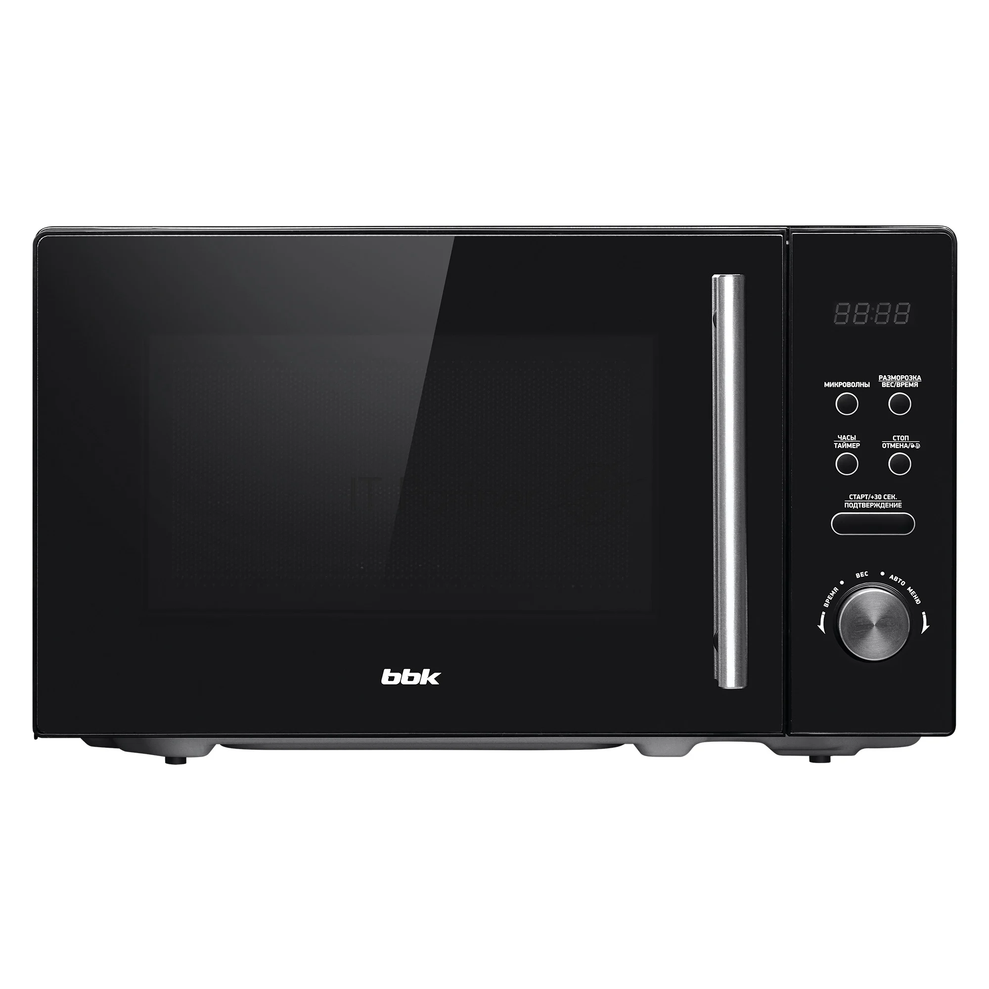 Микроволновая печь BBK 20MWS-722T/B-M/RU черный, 20 л, 700 Вт, переключатели - тактовый/сенсор 1
