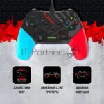 Геймпад A4Tech Bloody GP30 Sports черный/синий USB виброотдача обратная связь 1