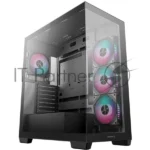 Компьютерный корпус Deepcool CG580 4F черный без БП ATX 6x120мм 3x140мм 2xUSB 3.0 audio bott PSU 13