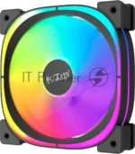 Вентилятор для корпуса PCCooler EF120 ARGb черный, 120 мм, 1500 об/мин, 25.7 дБ, 4 pin 2