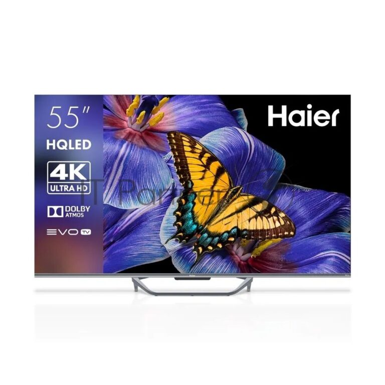 Телевизор Haier 55" DH1VMZD01RU серый QLED 4K UHD 60Hz Smart TV Android TV 2GB/16GB 1